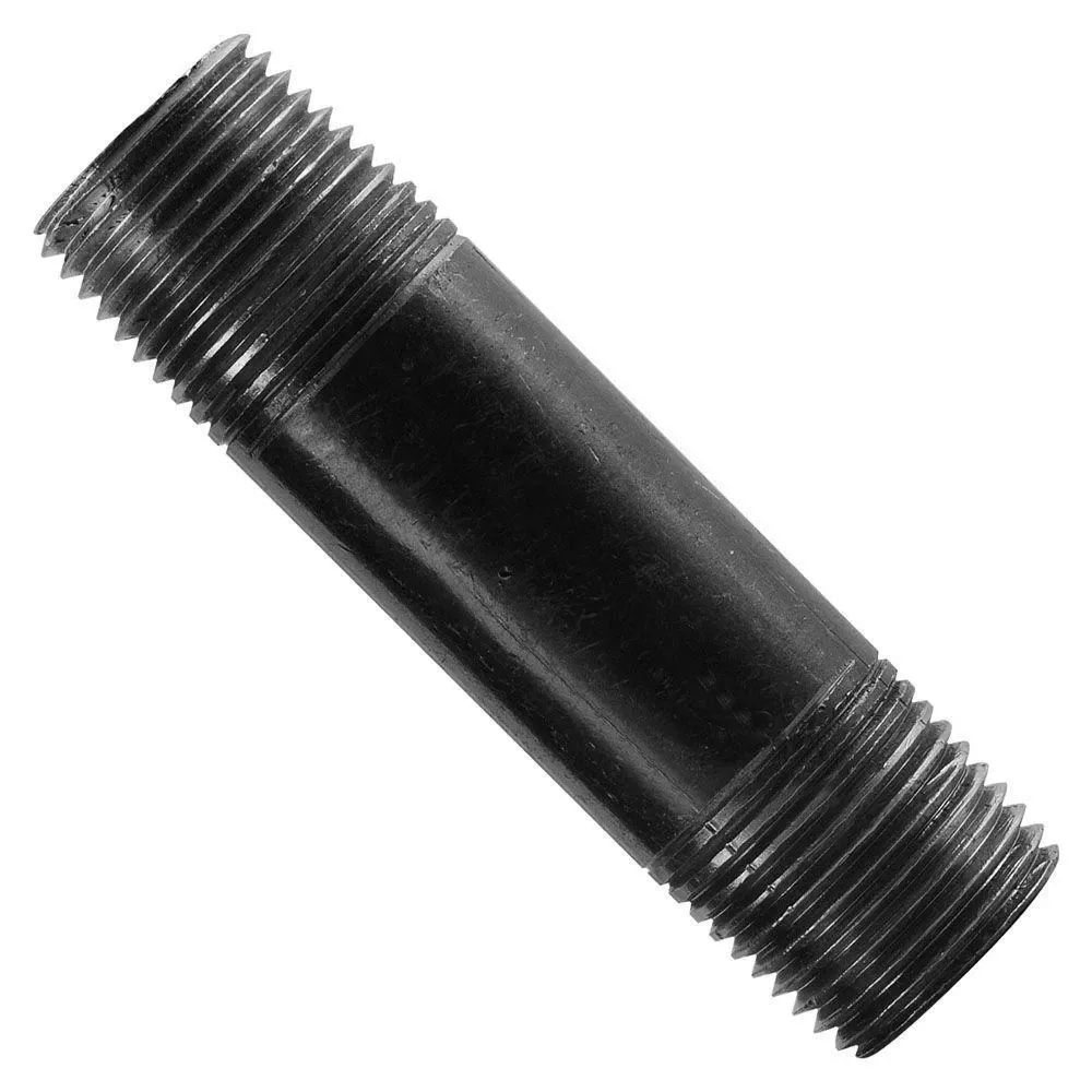 1-1/2 X 12 In. Black Pipe Nipple