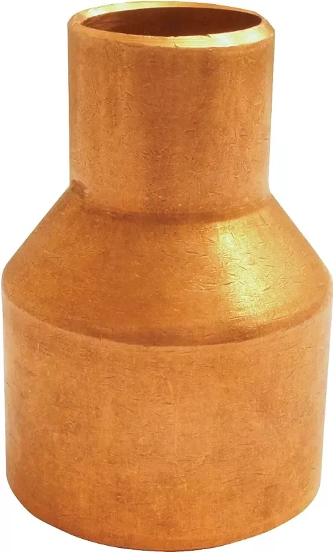 1/2 In. X 3/8 In. Sweat Copper Coupling With Stop - Model 30696