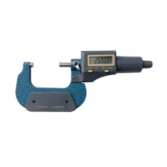 1-2″ Range Digital Micrometer, 0.0001 Inch Accuracy