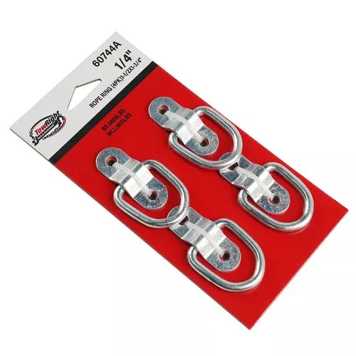 1/4" Rope Ring (4-Pack) 1-1/2" x 1-3/4"
