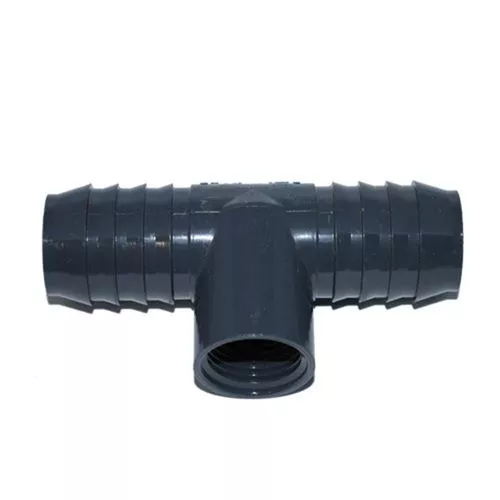 1" Barb x 1" Barb x 3/4" Female Pipe Thread Tee