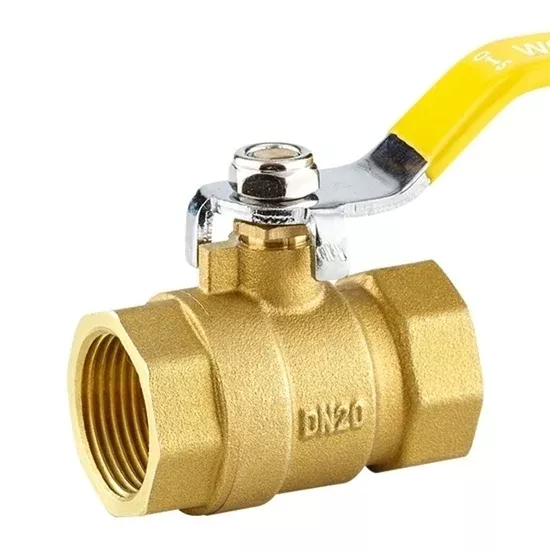 1″ Brass Ball Valve, 2 Piece
