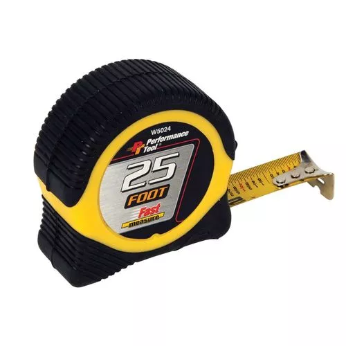 1 in. x 25 ft., Tape Measure, Performance Tool W5024