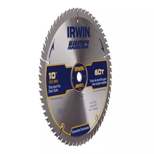 10" Table-Miter Saw Blade 60 Teeth Irwin Marathon