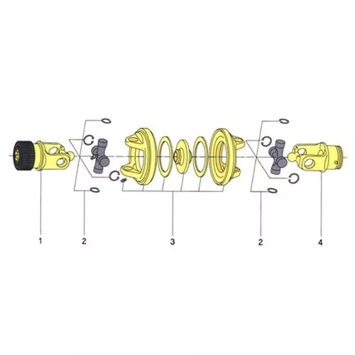 1008827 EXT. TUBE YOKE FOR G08 CONSTANT