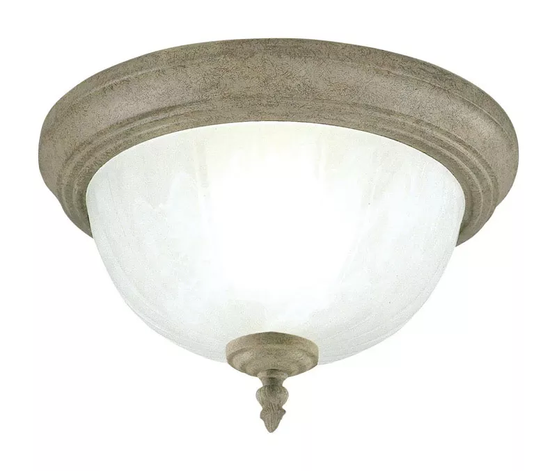 11 In. Cobblestone Flush Mount Ceiling Light Fixture - Model 6760500