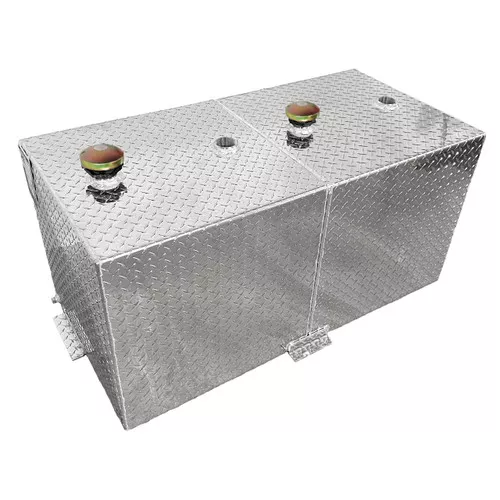110 Gallon Aluminum Rectangle Split Fuel Transfer Tank