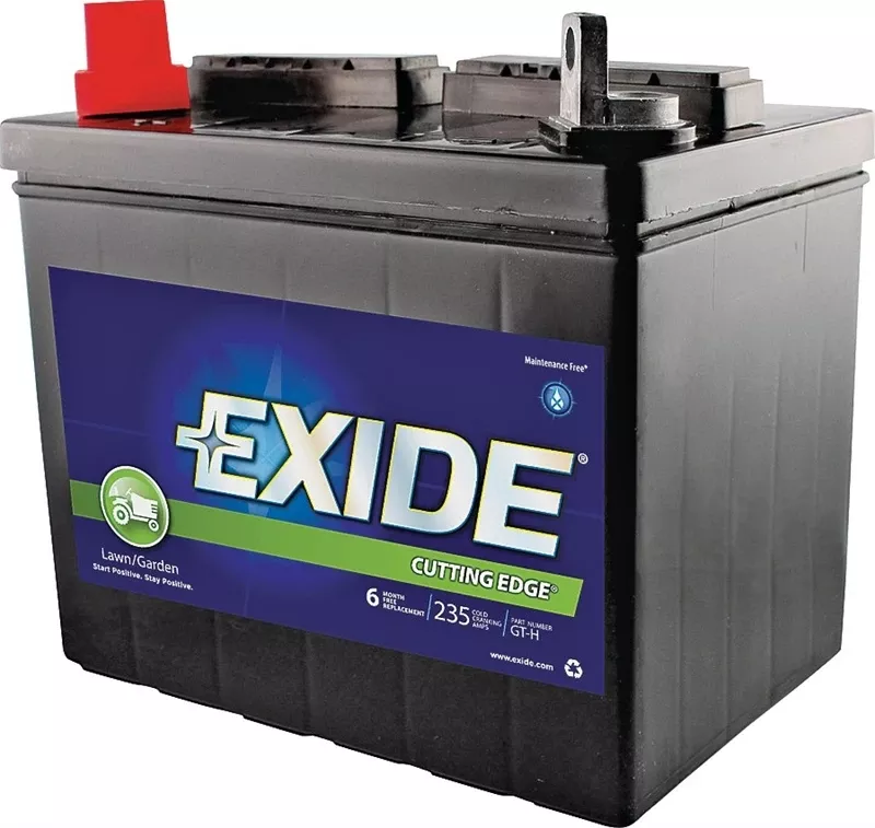 12-volt Cutting Edge Lawn Tractor Battery, Left Side, 235 Amps
