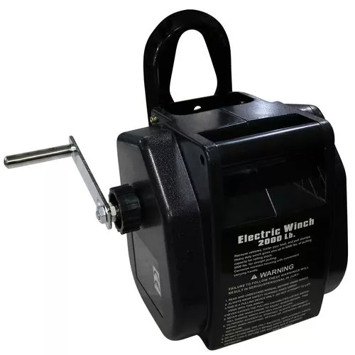 12-Volt DC Boat Winch Marine, 5000 Lbs.