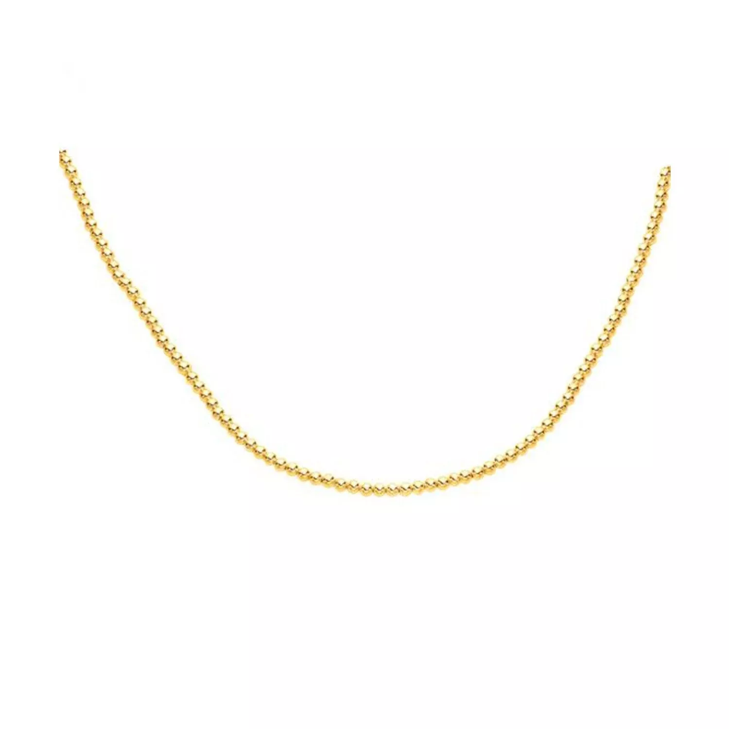 14k Yellow Gold Bead Chain (3mm)