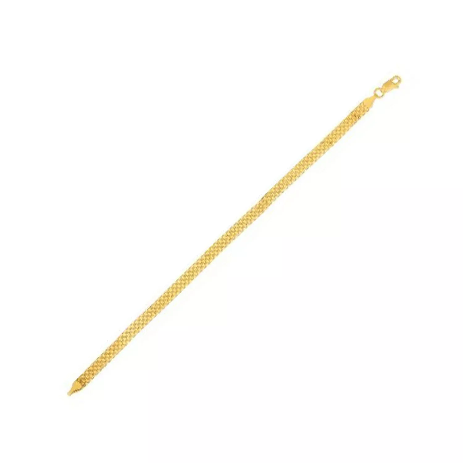 14k Yellow Gold Bismark Bracelet (4.70 mm)