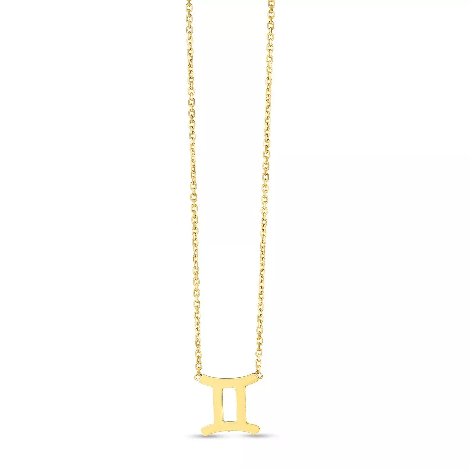 14K Yellow Gold Gemini Necklace