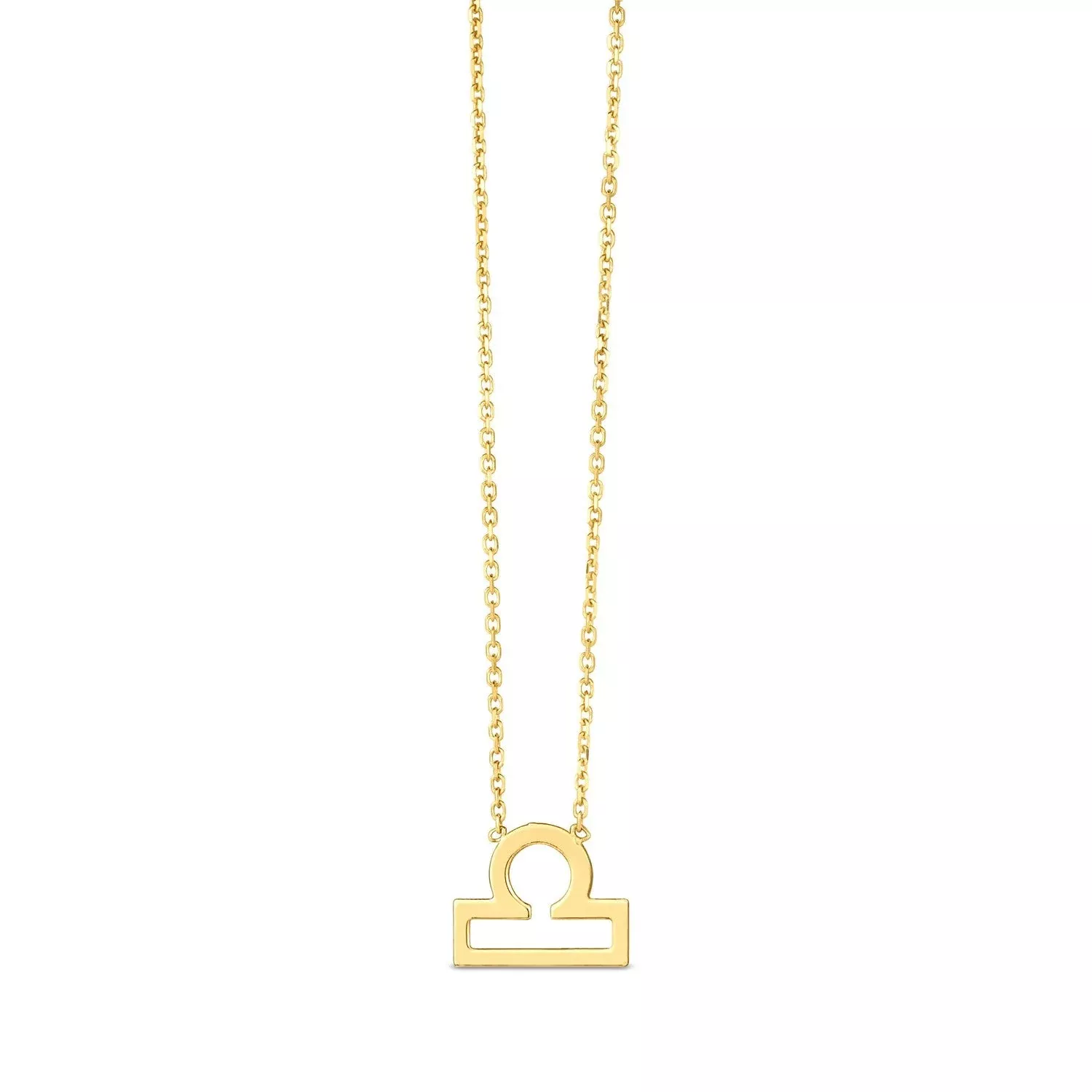 14K Yellow Gold Libra Necklace