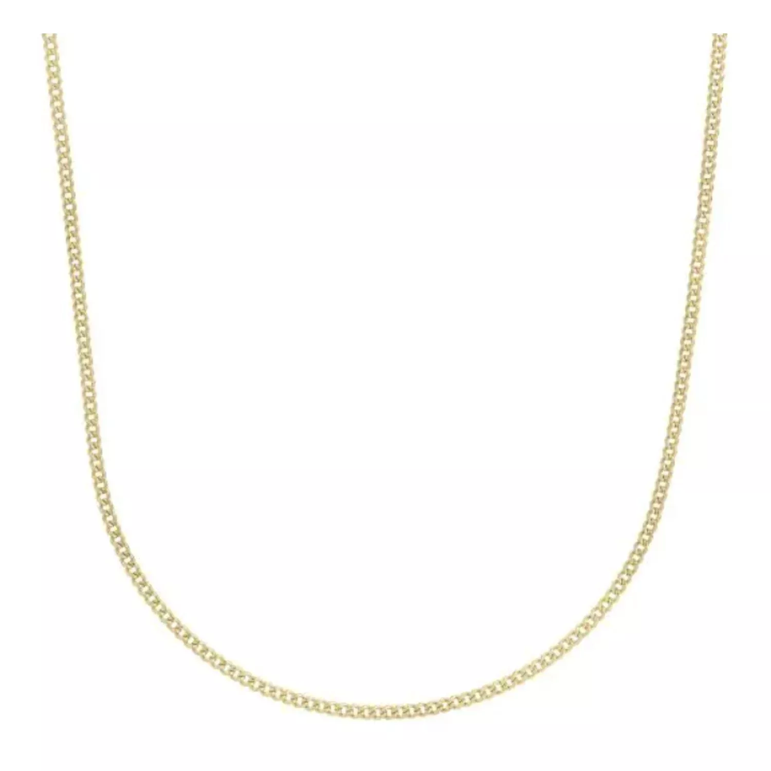 14k Yellow Gold Light Gourmette Chain (2.20 mm)
