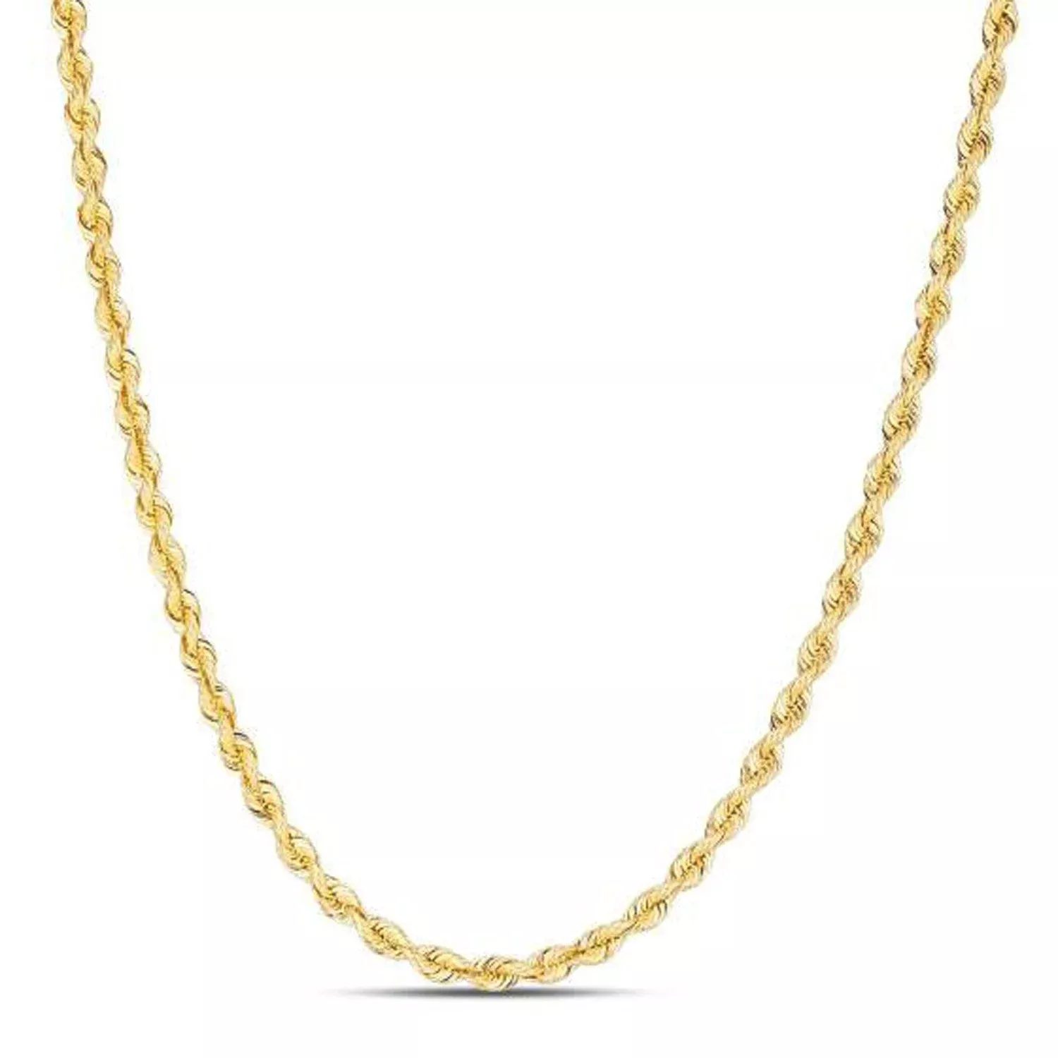 14k Yellow Gold Light Rope Chain (3.00 mm)