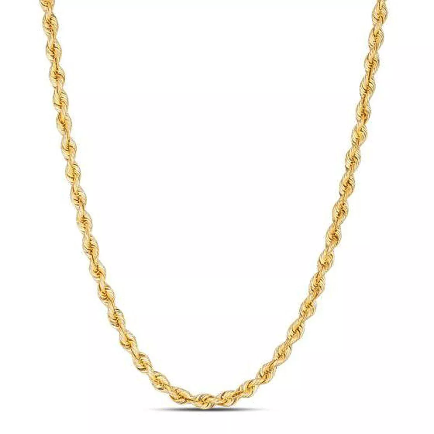 14k Yellow Gold Light Rope Chain (3.70 mm)