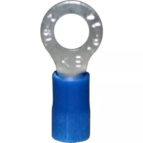 #16-#14 AWG Vinyl-Insulated Ring Terminals - 17 pack