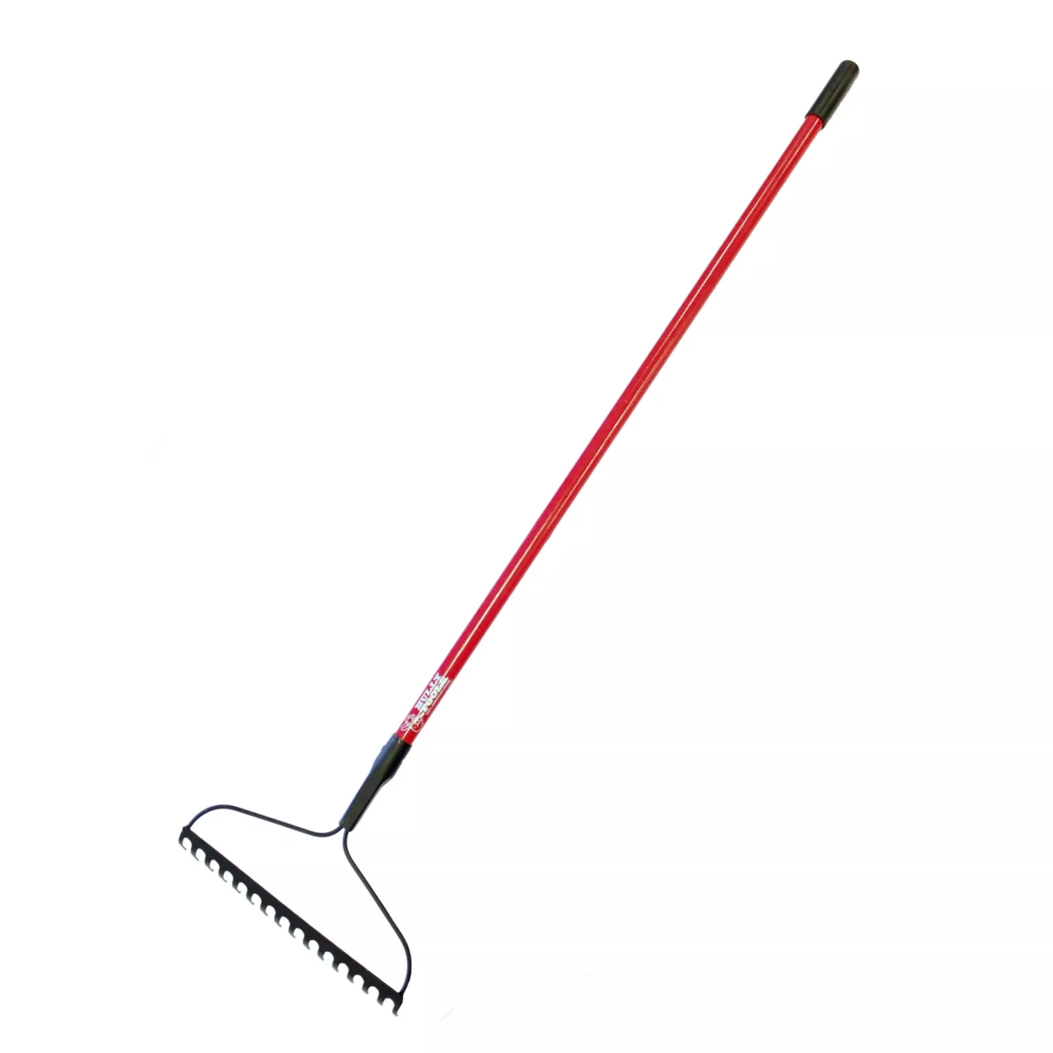 16-in. Poly Bow Rake, Cushion Grip 66-in. Fiberglass Handle