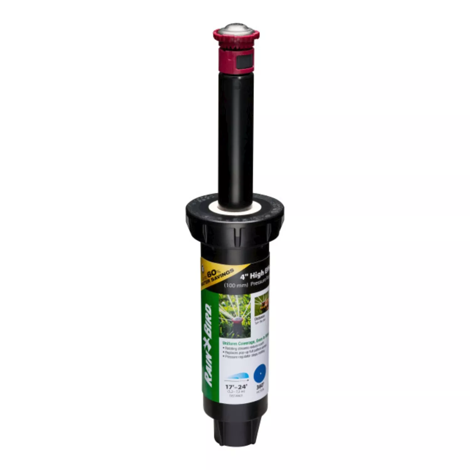 1800 Pro Series Rotor Sprinkler Head, Prs, Adjustable Pattern, 13-18-ft. Max Spray, 4-in. Pop-up