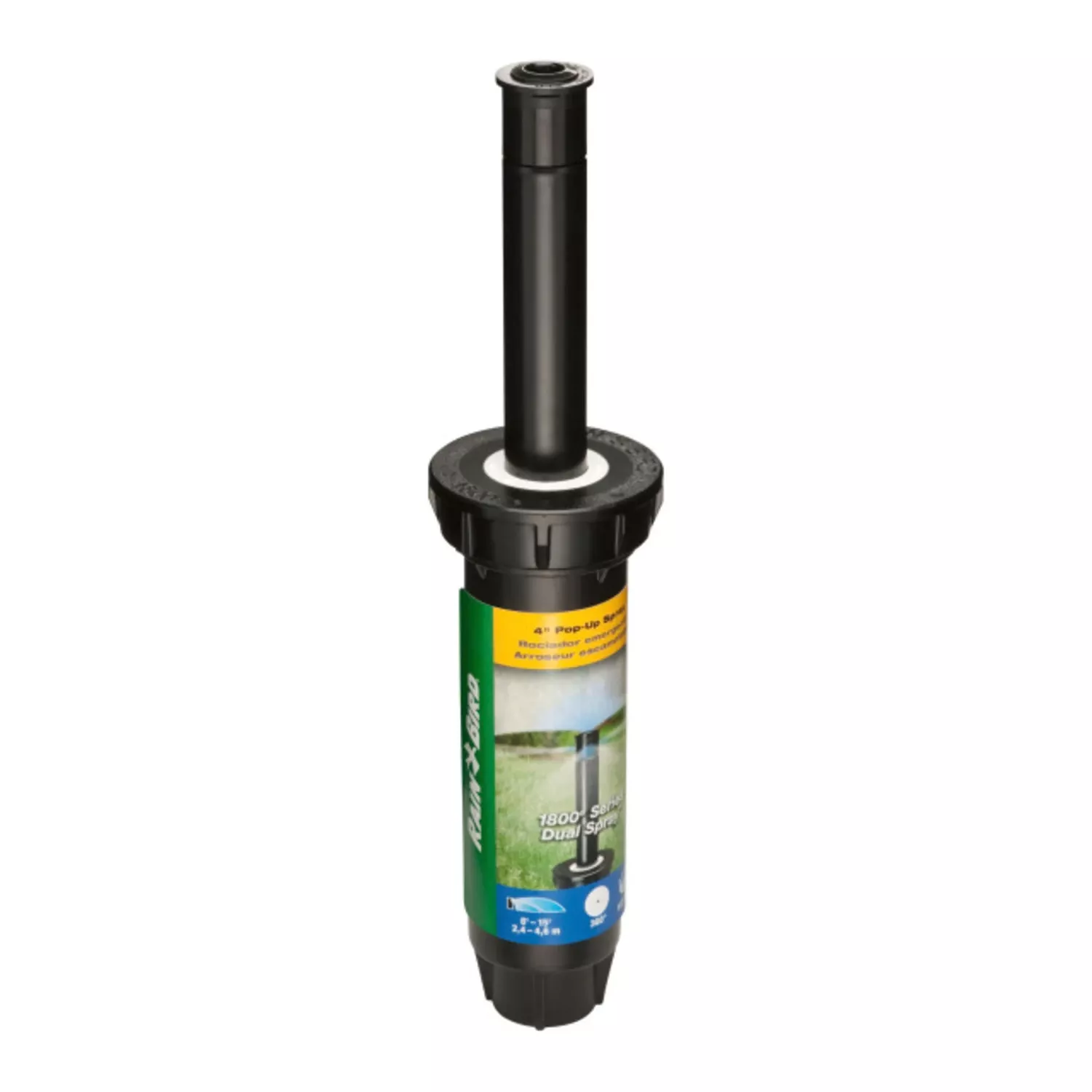 1800 Pro Series Sprinkler Head, Prs, Full Circle Pattern, 15-ft. Max Dual Spray Nozzle, 2-in. Pop-up