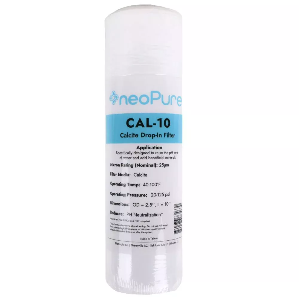 2-1/2" x 10" pH Neutralizing Calcite Filter Cartridge