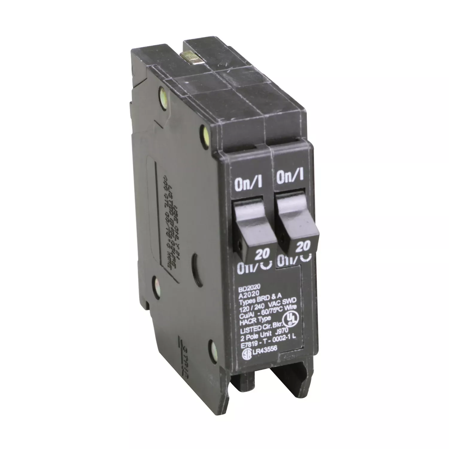 2-20a Single Pole Tandem Circuit Breaker