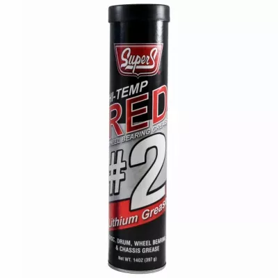 #2 Hi-temp Red Grease, 14 Oz.