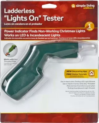 2-in-1 Ladderless Light Tester Gun