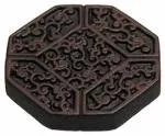 2 Inch Asianoct Black Knob For Cabinets And Drawers