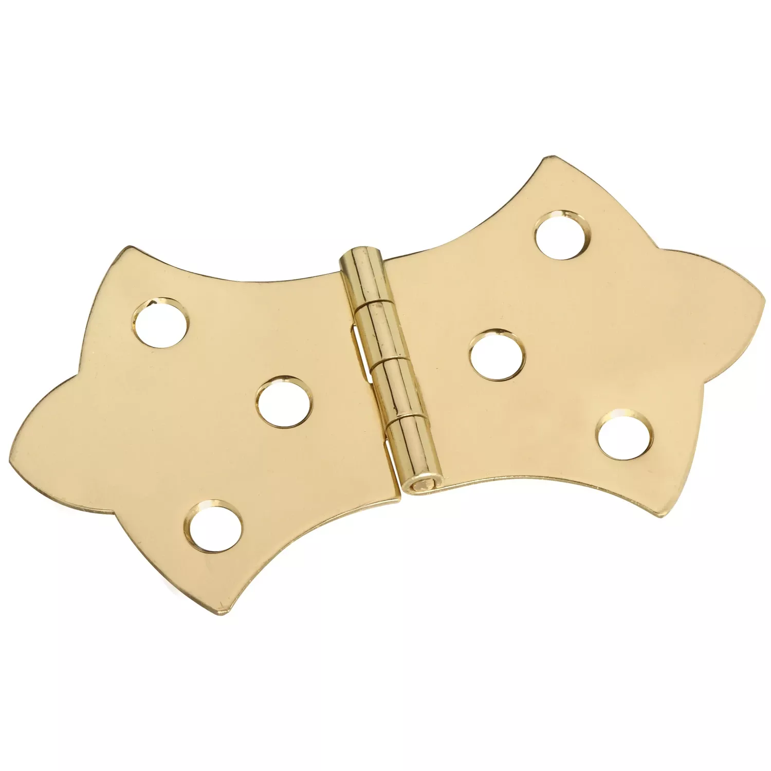 2-pk., 1-11/16 X 3-1/16 In. Brass Decorative Hinges