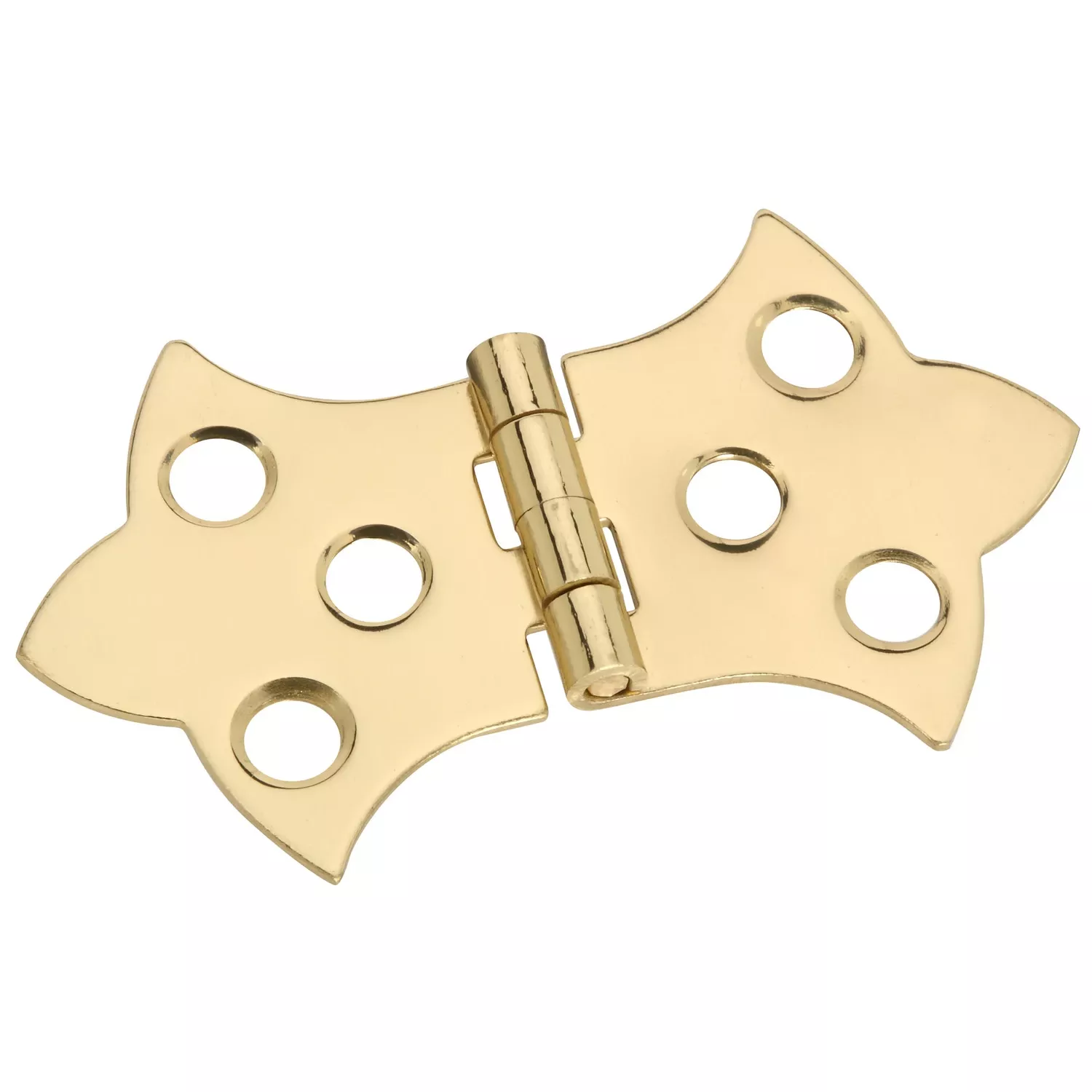 2-pk., 1-5/16 X 2-1/4 In. Brass Decorative Hinges