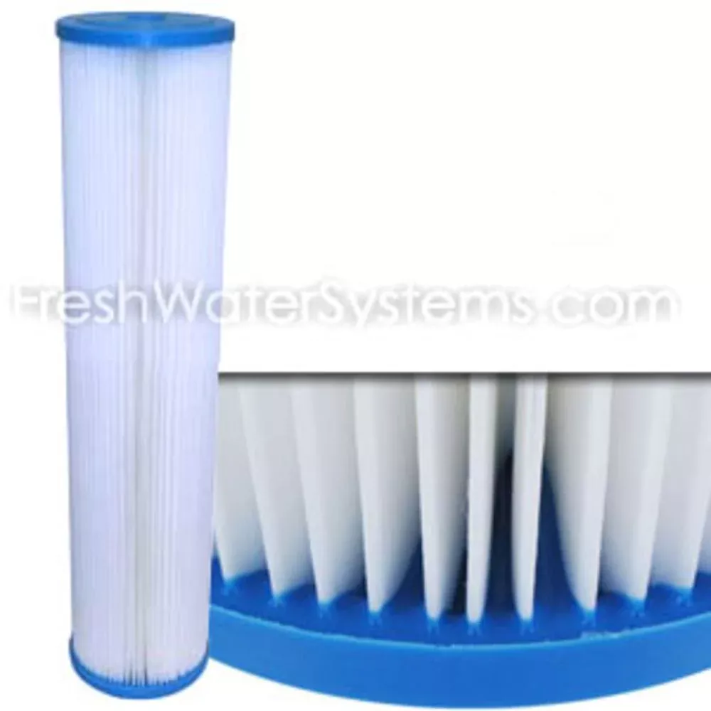 20" x 4-1/2" BB Liquatec SPF Pleated - 1 mic