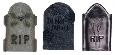 22-inch Foam Tombstone With Stake