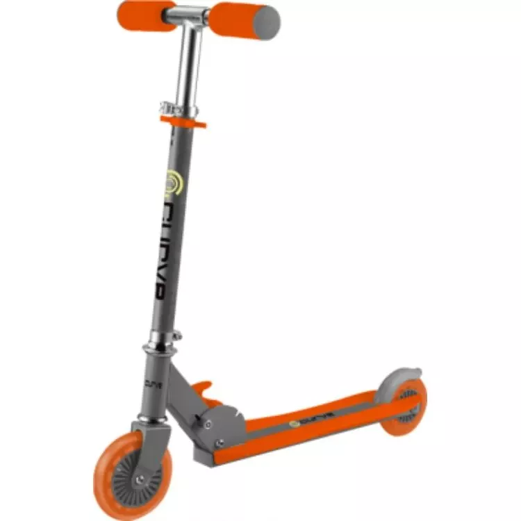 230424 Curve Light Up Wheel Scooter, Orange - Fun And Safe Ride