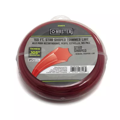 245874 165 Ft. X 0.10 In. Twisted Trimmer Line, Red