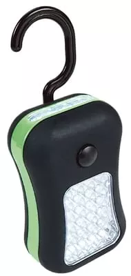 28 Led Work Light, Green, Dual Mode Flashlight Hook Hanger, Magnetic #00300