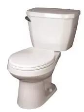 28590 Viper Toilet Tank, White, Gravity Flush, 1.6 Gpf