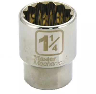 3/4 In. Drive, 1-1/4 In., 12-point Socket