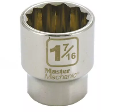 3/4 In. Drive, 1-7/16 In., 12-point Socket