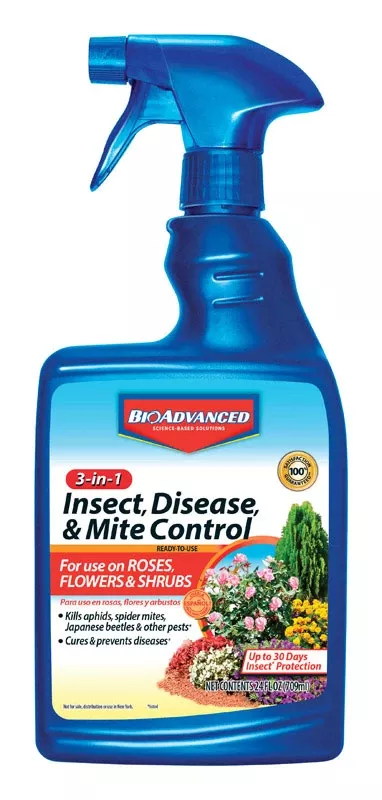 3-in-1 Insect, Disease & Mite Control, 24 Oz.