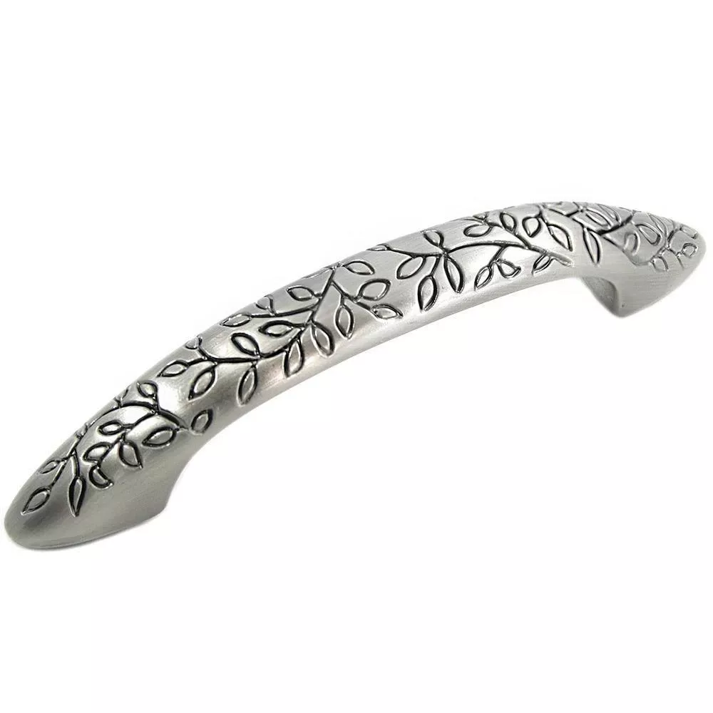 3 Inch Satin Nickel Antique Vine Pull - Model Mg-10421