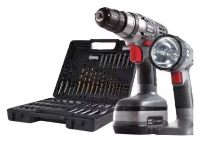 3 Piece Cordless Tool Kit With Battery And Charger