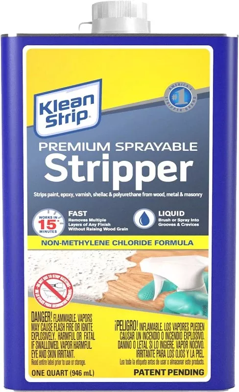 32 Oz. Klean Strip Paint And Varnish Sprayable Stripper - Non-methylene Chloride Formula