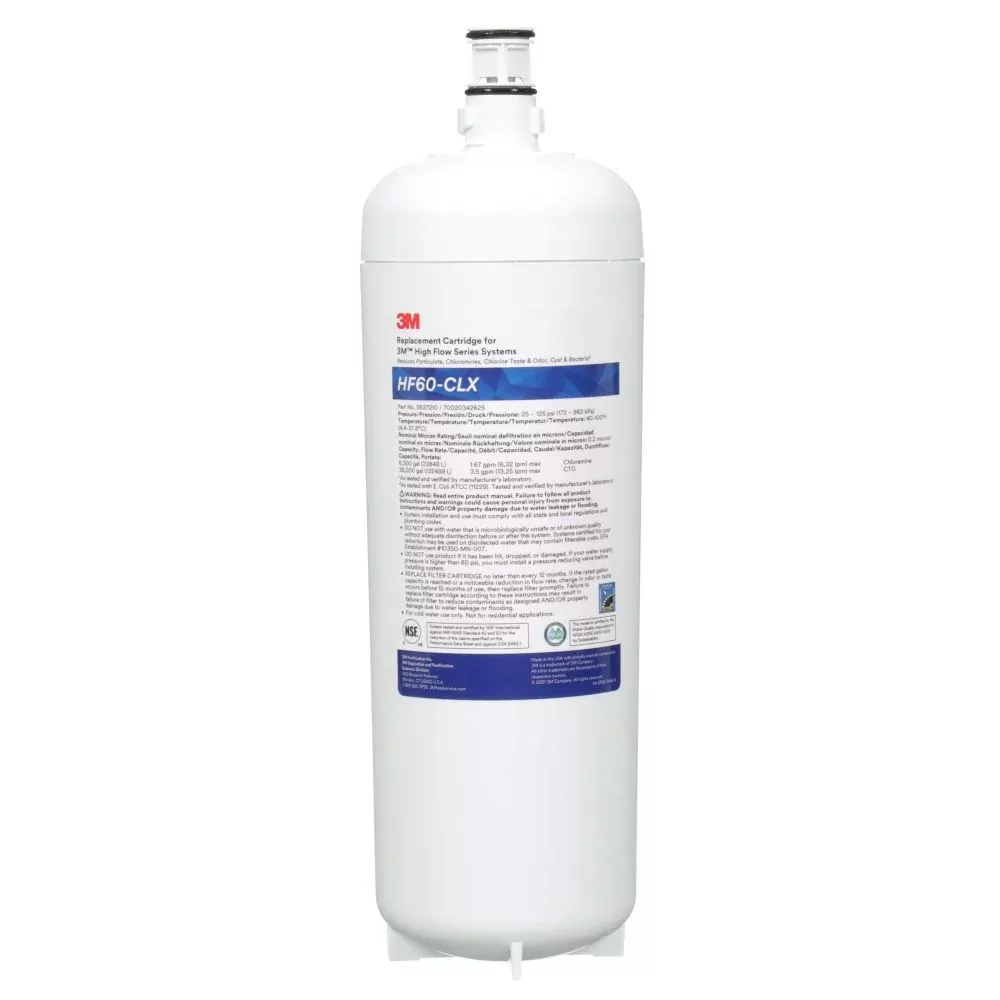 3M HF60-CLX Replacement Cartridge, 0.2 mic, High Flow 5637210