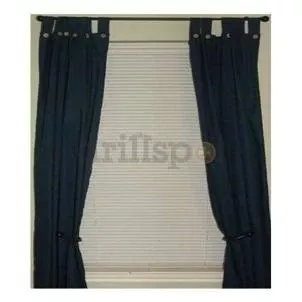 43x60 1" White Pvc Blind - Durable Window Covering For Home Decor