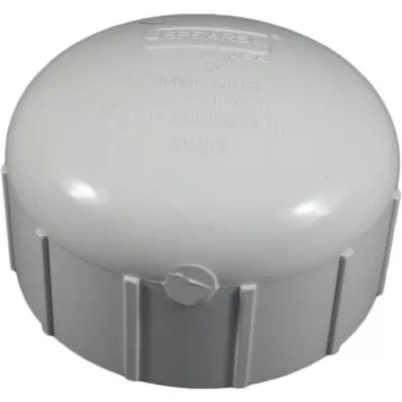 448 Series Schedule 40 Pvc Cap, 3 Inch Npt Female Threaded Fitting