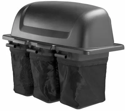 48-inch Triple Bin Lawn Tractor Grass Bagger With Chutes And Hardware