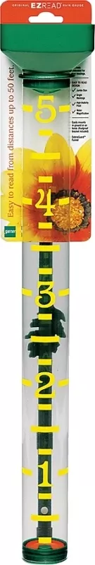 5 In. Plastic Jumbo Rain Gauge With High Visibility Float And Debrisguard Funnel