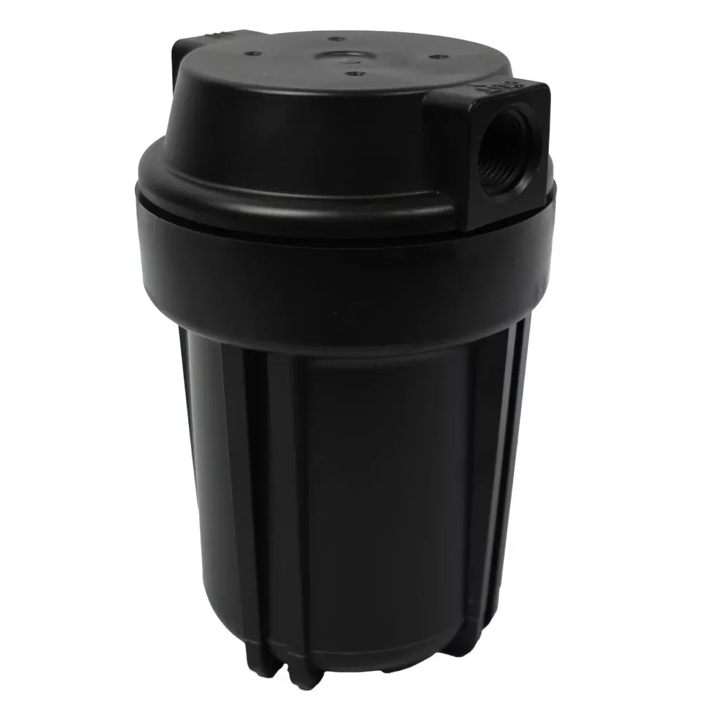 5" Neo-Pure SlimLine Flat Cap Housing Black Cap/Black Sump - 1/2"