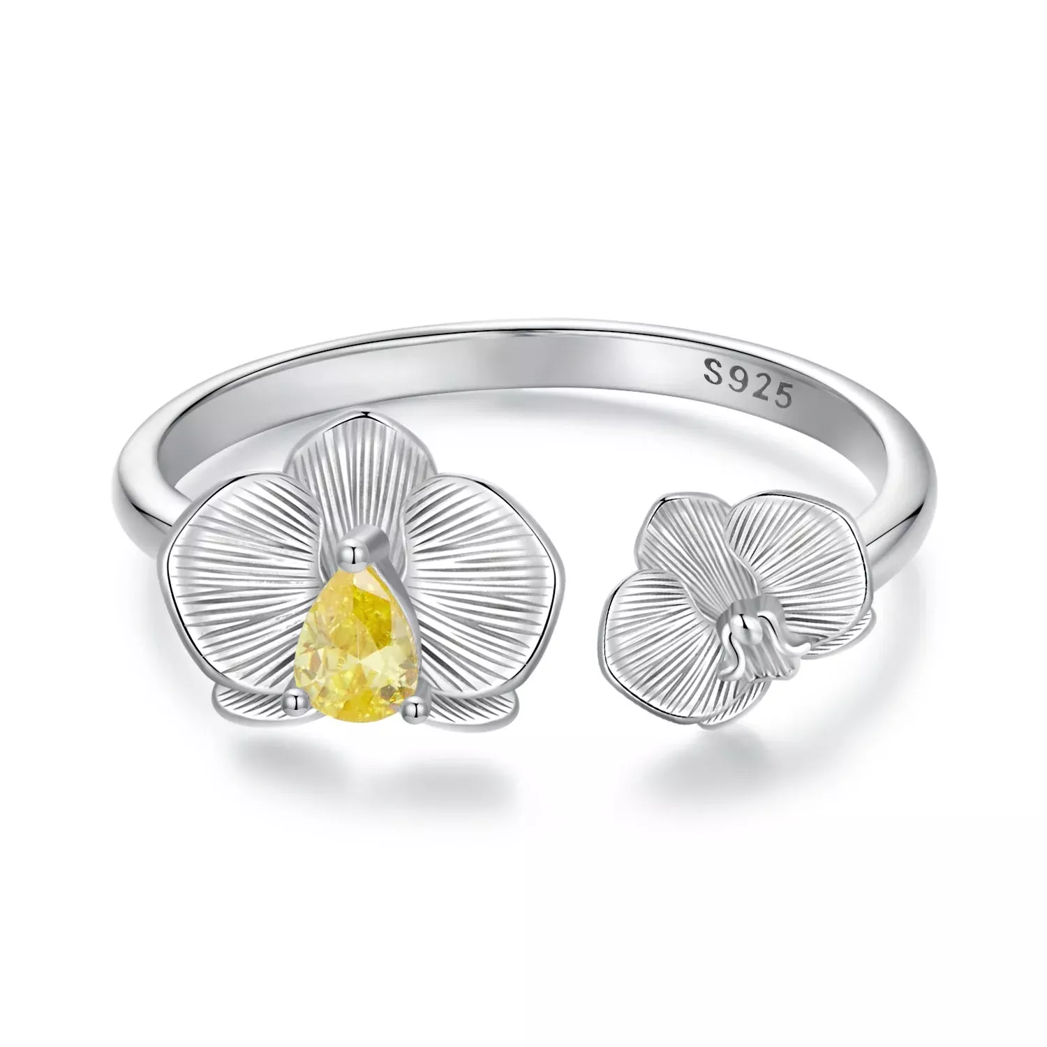 925 Sterling Silver 0.17cm Pavé Setting CZ Ring